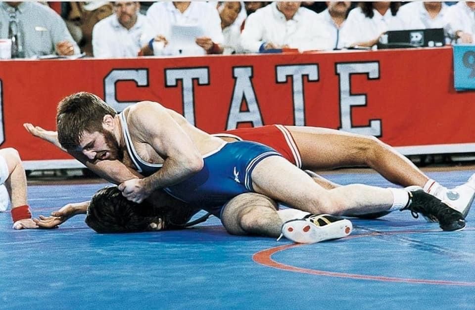 Ken Chertow wrestling for Penn State, founder of Ken Chertow Gold Medal Training Camp